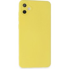 Colezium Galaxy A05 Kılıf Nano Içi Kadife - Sarı
