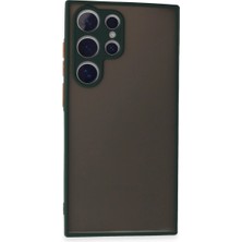 K&A Galaxy S24 Ultra Kılıf Montreal Kapak - Yeşil