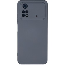 K&A Po M4 Pro 4g Kılıf Nano Içi Kadife - Gri