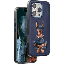 Wovna Venco Iphone 16 Pro Perma Desenli Kapak - Lacivert