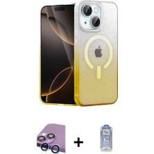 İlk El Grup Ieg™ iPhone 14 Eksen Minimal Özel Seri - Siyah Joko Magic 5d Cam + Mavi Raze Metal Kamera Lens