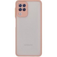 K&A Galaxy A22 Kılıf Montreal Kapak - Pembe