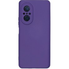 K&A Huawei Nova 9 Se Kılıf Nano Içi Kadife - Mor