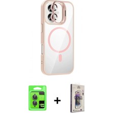 İlk El Grup Ieg™ iPhone 17 Yadigar Asil Koleksiyonu - Siyah Bilvis 3D Cam Ekran Koruyucu + Gri Raze Metal Kamera Lens