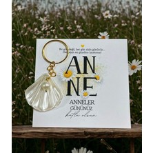 Umut Hediyecilik Anneler Günü Hediyesi Inci Papatya Anahtarlık 12 Adet