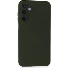 K&A Galaxy A15 4g Kılıf Nano Içi Kadife - Koyu Yeşil