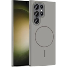 Feifei Joko  Galaxy S23 Ultra Broş Magsafe Kapak - Titan Gri
