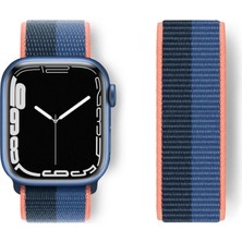 Bigelal Watch 38MM Hasırlı Cırtcırtlı Kordon - Siyah-Mi