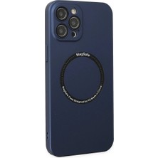 Colezium Iphone 12 Pro Kılıf Jack Magneticsafe Lens  - Lacivert