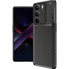 Bigelal Realme C75 4g Auto Fus Karbon Kapak - Siyah