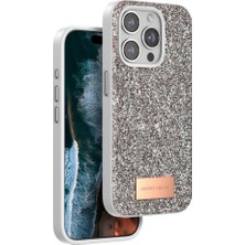 Bigelal Onegif Iphone 14 Pro Bright Simli Kapak - Gold