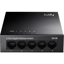 Cudy GS105 5 Port Gbit Desktop Yönetilemez Metal Kasa Switch