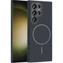 Feifei Joko  Galaxy S24 Ultra Broş Magsafe Kapak - Füme