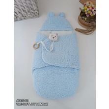 Senka Yenidoğan Kulaklı Şapkalı Açılır Kucaklı Cırt Kapamalı Bebek Battaniyesi Kundak Mi