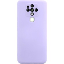 Senka Tecno Camon 16 Kılıf Nano Içi Kadife Silikon - Lila