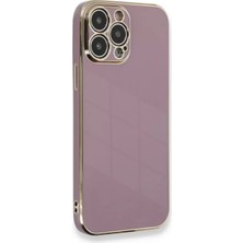 Senka Newface Iphone 13 Pro Max Kılıf Volet Silikon - Mor