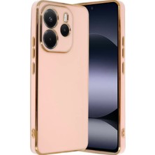 Senka Newface Redmi Note 14 4g Kılıf Volet Silikon - Pembe