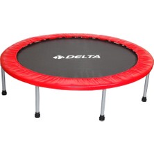 Delta 115 cm Deluxe Trampolin Kırmızı Renkli 45 inç Yüksek Dayanıklılık Özellikli Eğlenceli Tasarım