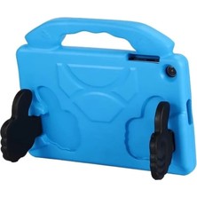 Senka Newface Samsung Galaxy Tab A9 Plus Kılıf Like Stantlı Tablet Silikon - Mavi