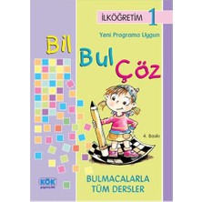Kök Yayıncılık Kök Yayınevi Bil Bul Çöz 1. Sınıf Eğlenceli Bulmacalar İle Öğrenme Kitabı