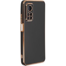 Senka Mi 10T Kılıf Volet Silikon - Siyah