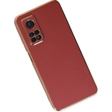 Senka Newface Mi 10T Kılıf Volet Silikon - Kırmızı