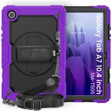Senka Galaxy T500 Tab A7 10.4 Kılıf Pars Tablet Kapak - Mor