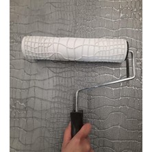 San Deco Dekoratif Rulo Crocodile Timsah Deseni Uygulama Aracı İçin Kaliteli Boya Rulosu