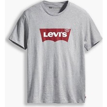 Graphic Set-In Neck Gri Erkek Tişört