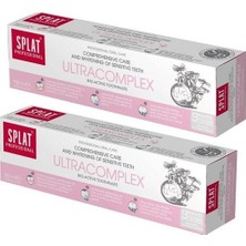 Splat Ultracomplex Diş Macunu 100 ml 2 Adet Hassas Dişler İçin Beyazlatıcı Etki