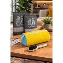 Pratikus 3’lü Ayakkabı Yıkama Seti – Büyük Boy Fermuarlı Yıkama Torbası, Ayakkabı Taşıma Torbası ve Temizlik Fırçası