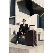 Zeplin Luna Pc Policarbon Orta Boy Valiz Mor