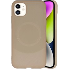 Feifei Iphone 11 Kılıf Maya Karbon Kapak - Kahverengi