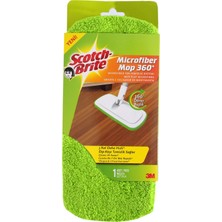 Scotch Brite Mikrofiber Mop 360 Yedek Bez 1 Adet Yüksek Emicilik Özelliği ile Hızlı Temizlik