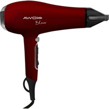 Awox Axion 2500 W Güçlü Saç Kurutma Makinası 9003 Kırmızı 2 Kademeli Hız Ayarı ve Ergonomik Tasarım