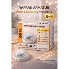 Orel Yaprak Glop Armatür 6 Adet
