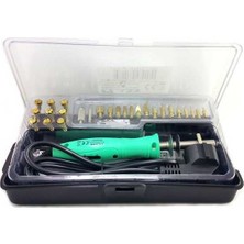 Class ZD-972G 30W Ahşap Kalem Havya Güçlü Mika Rezistans ile 27 Farklı Uç ve Taşıma Çantası