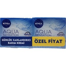 Nivea Aqua Gündüz Krem 50ml+50 ml (2 Adet) Normal Ciltler İçin Nemlendirici Günlük Bakım Ürünü