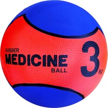 Avessa 3 kg Zıplamayan Sağlık Topu Mavi - Kırmızı Renkli Fonksiyonel Alet