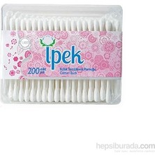 İpek 200lü Kulak Temizleme Çubuğu Antibakteriyel Özellikte Hijyenik Kullanım İçin Özel