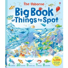Fiona Watt'ın Usborne Big Book Of Things To Spot Ciltsiz 128 Sayfa Normal Boy İngilizce
