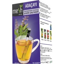 Mesh Stick Ada Çayı 16'lı Doğal ve Katkısız Ferahlatıcı Lezzet ile Pratik Çay Keyfi