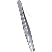Trina Krom Düz Ağız Cımbız -03 Ergonomik ve Kaymaz Yapısı ile İstenmeyen Tüylerden Kurtulma Aracı