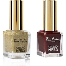 Pierre Cardin 2'li Oje Seti Studio Nails Ultra Parlak Bitiş ve 7 Güne Kadar Kalıcı Etki