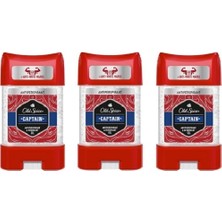 Old Spice Captain Antiperspirant Stick 70 ml x 3 Pudrasız Koku ile Erkekler İçin Etkili Koruma