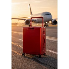 Zeplin Luna Pc Policarbon Orta Boy Valiz Kırmızı