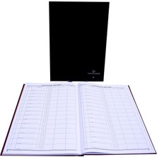 Özkan Ciltli Poliklinik Defteri 96 Yaprak 41 x 28 cm Siyah Renkli Kullanım İçin Uygun