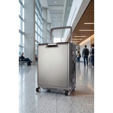 Zeplin Luna Pc Policarbon Orta Boy Valiz Antrasit