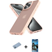 İlk El Grup Ieg™ iPhone 12 Pro Max Atlas Form - Siyah 34D Izgaralı Cam + Mavi Shine Kamera Lens Koruma Cam