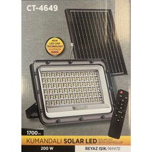 Cata 200W Solar LED Projektör Beyaz Işık CT-4649 Cata